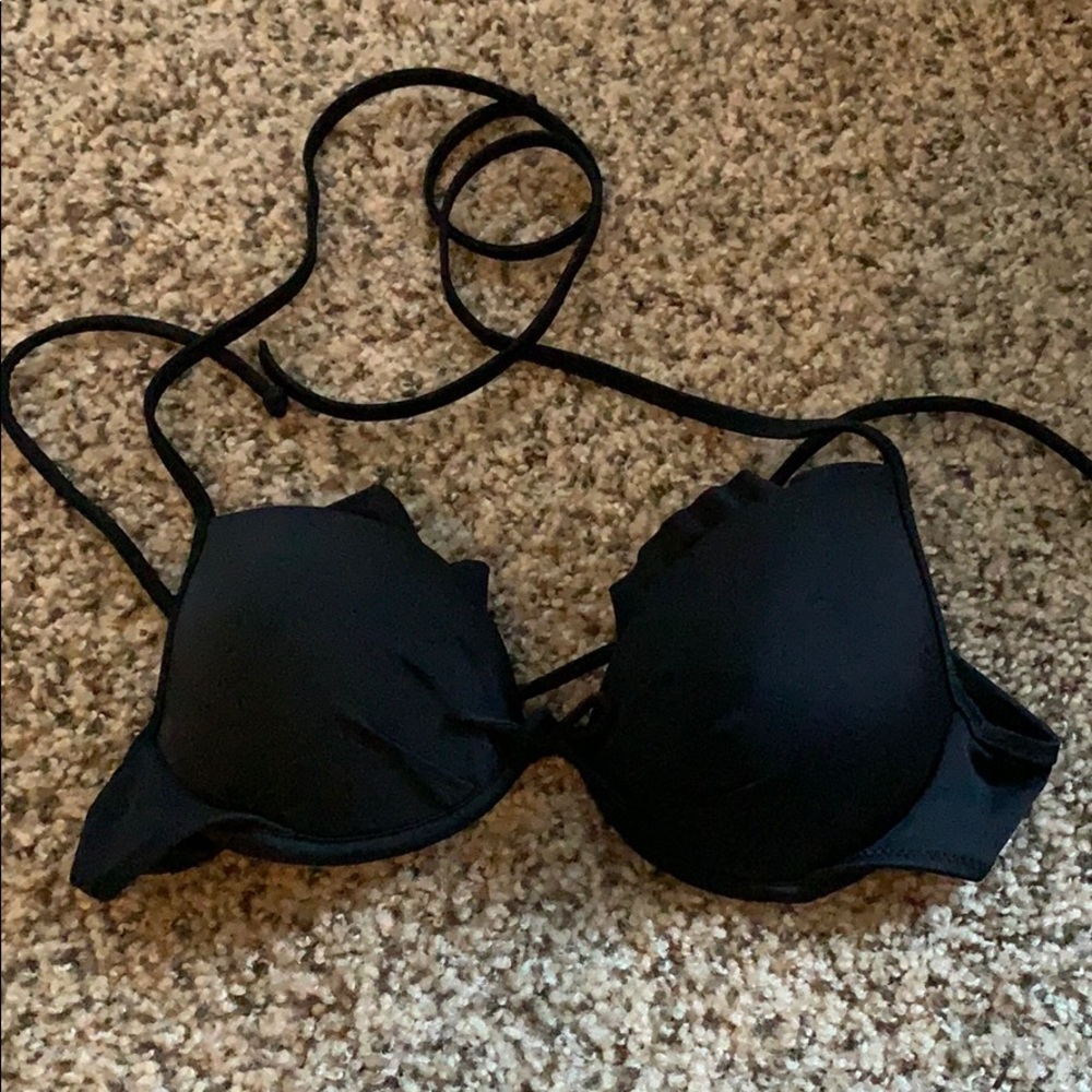 Black Victoria’s Secret Bikini Top - 32 B